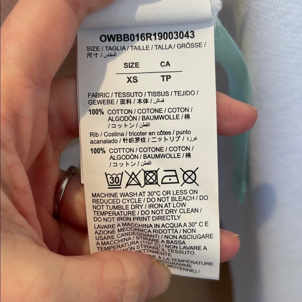 Off-White Hoodie Arrow Motif Virgil Abloh Sweatshirt XS - Picture 8 of 8